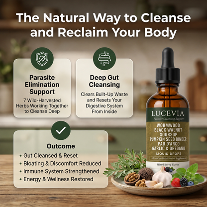 LUCEVIA Wild-Harvested Wormwood Herbal Drops
